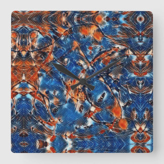 Manicure 4 square wall clock