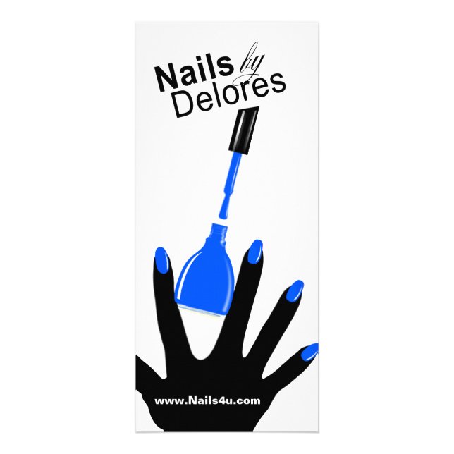 MANICURE PEDICURE Coupon Menu blue (Front)