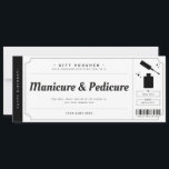 Manicure Pedicure Gift Voucher Certificate Invitation<br><div class="desc">EDITABLE. Gift your loved ones with a Mani Pedi voucher. Perfect for birthdays and anniversaries. Personalise your voucher today! For a custom voucher/certificate,  please send me a message.</div>