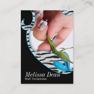 Manicure Pedicure Salon Technician Business Card
