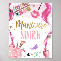 Manicure Station Spa Party Makeup Glamour Girl