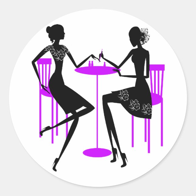 Manicurist Classic Round Sticker (Front)