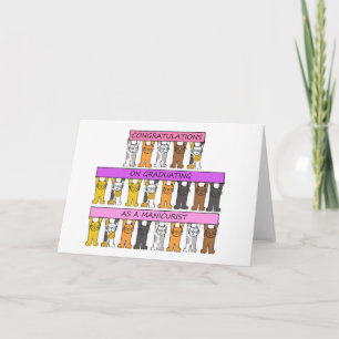 Manicurist Graduation Congratulations. Card