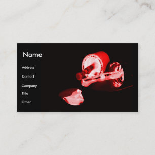 Manicurist In Black & Red Business Card