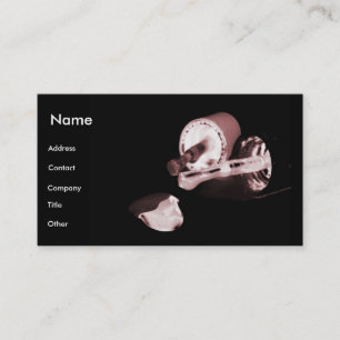 Manicurist In Black & White I Business Card