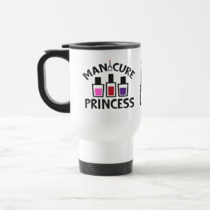 Manicurist Nail Tech Cosmetologist Manicure Salon Travel Mug