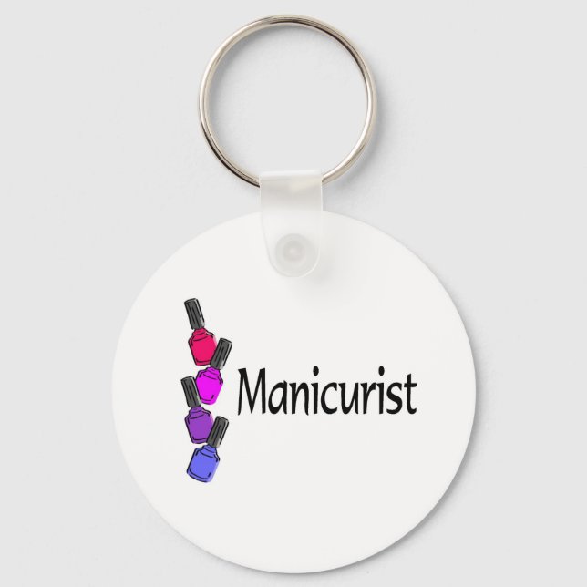 Manicurist Polish Key Ring (Front)