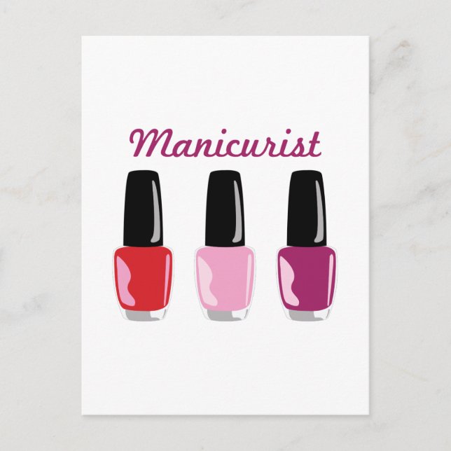 Manicurist Postcard (Front)