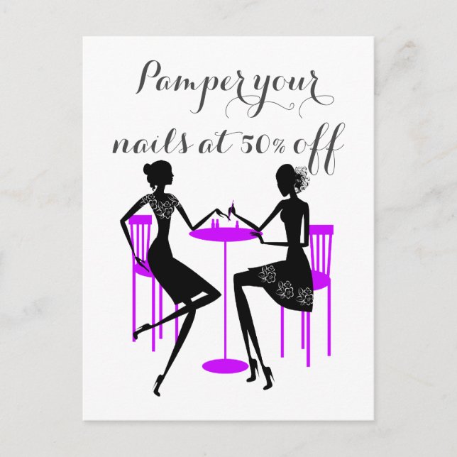 Manicurist Sale Postcard (Front)