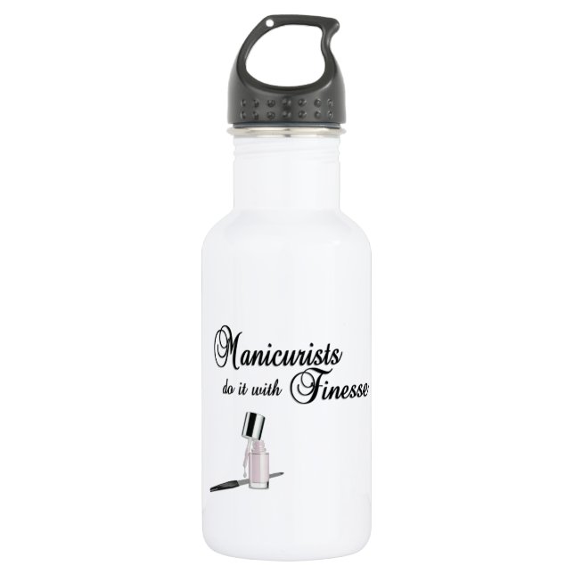 Manicurists Do It With Finesse 532 Ml Water Bottle (Front)