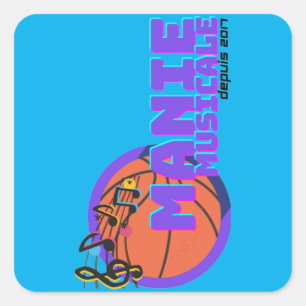 Manie Musicale square stickers