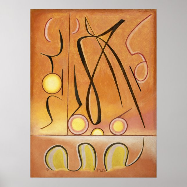 Manierre Dawson Xdx Abstract Art Poster (Front)