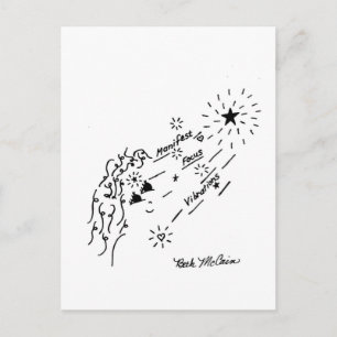 Manifest, Focus, Vibrations Postcard