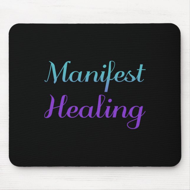 Manifest Healing Suicide Prevention Premium Mouse Pad (Front)