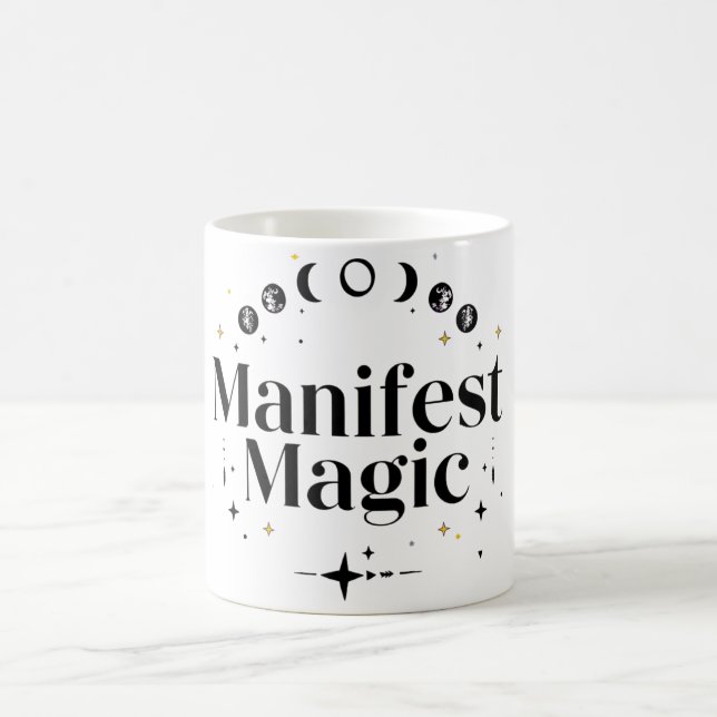 Manifest Magic Mug | Spiritual Witchy Coffee Cup (Center)