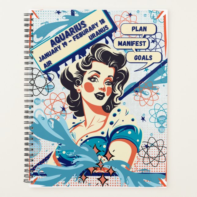 Manifest Planner - Aquarius  (Front)
