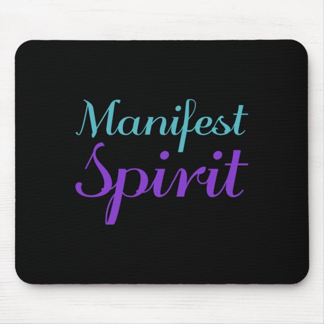 Manifest Spirit Prevention Design Mouse Pad (Front)