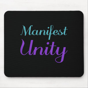Manifest Unity Prevention Awareness Design Mouse Pad