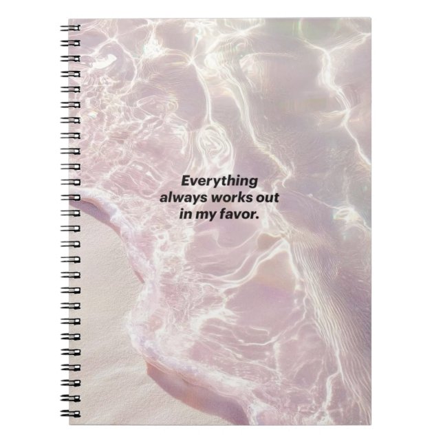 Manifestation Affirmation Graphic Notebook (Front)