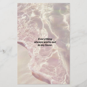Manifestation Affirmation Graphic Stationery