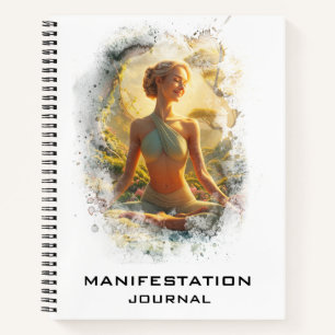*~* Manifestation AP85 Manifesting Yoga Woman Notebook