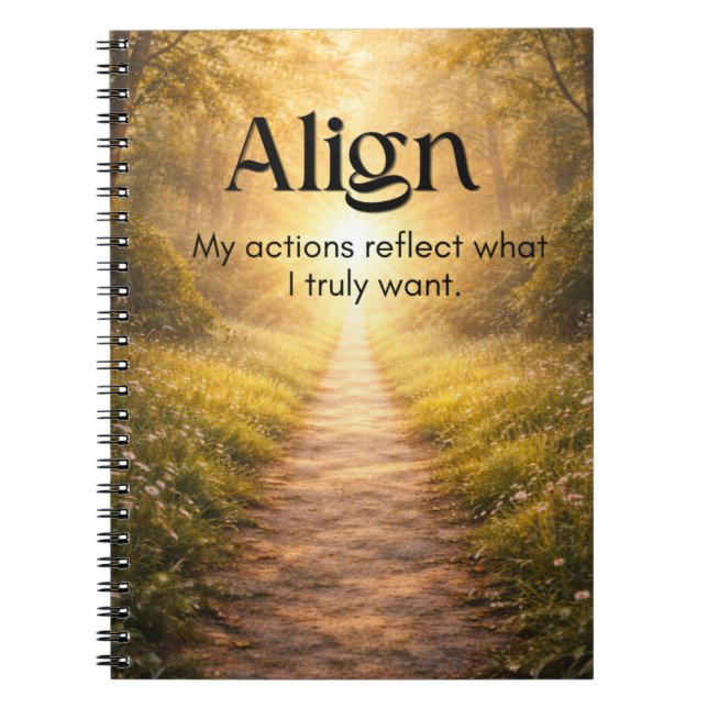 Manifestation, Goal Setting & Mindset  Notebook (Front)