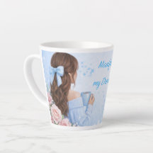 Manifestation Latte Girl Mug | Coffee Lover Gift 