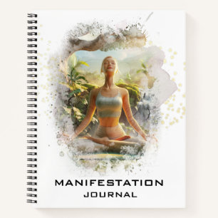 *~* Manifestation Manifesting AP85 Yoga Woman Notebook