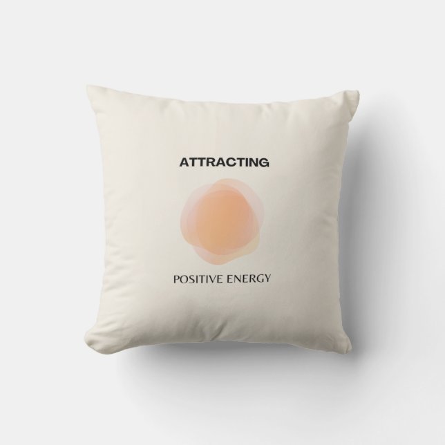 Manifestation, Positive Spiritual, Affirmation Art Cushion (Front)