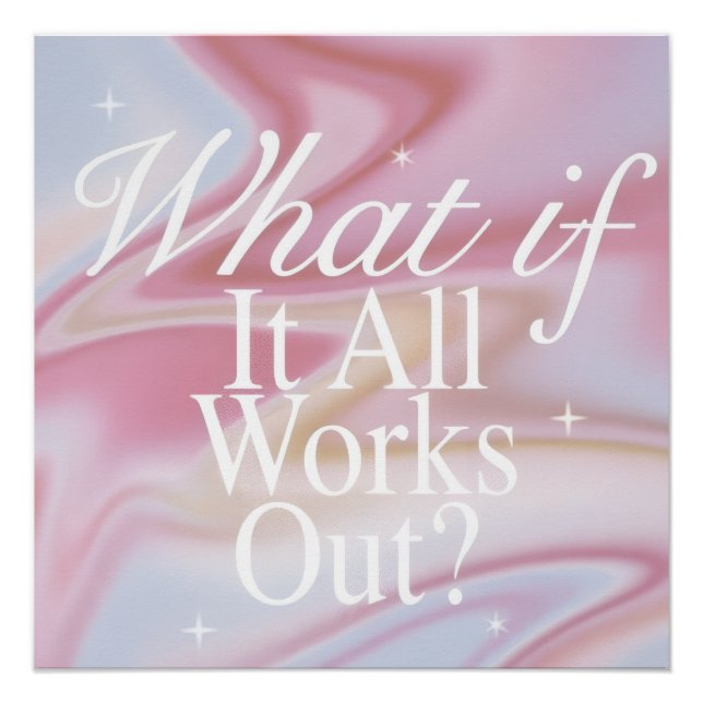  Manifestation Quote Poster (Front)