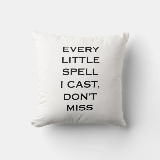 Manifestation Quote Typography Design Cushion (Front)