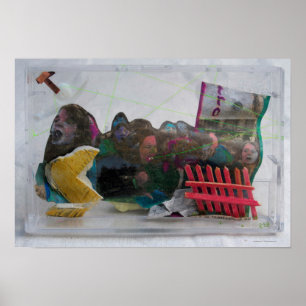 Manifestation Student Strike K7 1986 Mixed-media P Poster