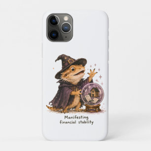 Manifesting Financial Stability Bearded Dragon Art Case-Mate iPhone Case