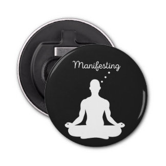 Manifesting Meditation Visual for Positive Vibes a Bottle Opener
