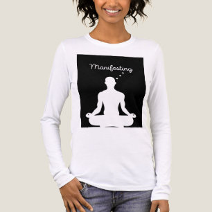 Manifesting Meditation Visual for Positive Vibes a Tri-Blend Shirt