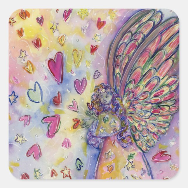 Manifesting Universe Angel Art Sticker Decals (Front)