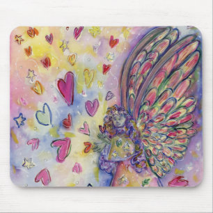 Manifesting Universe Guardian Angel Art Mouse Pad
