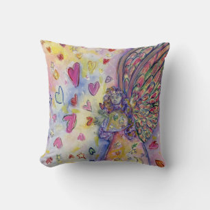 Manifesting Universe Guardian Angel Throw Pillow