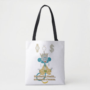 manifesting wealth tote bag