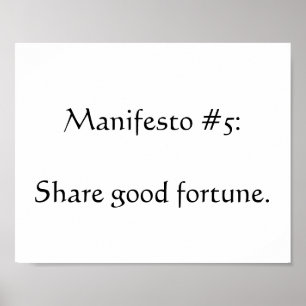 Manifesto #5 poster