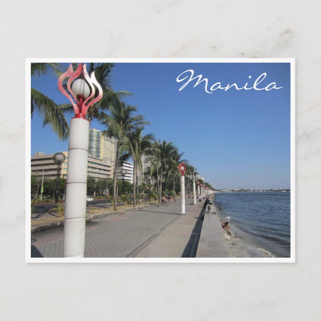 manila boardwalk postcard (Front)