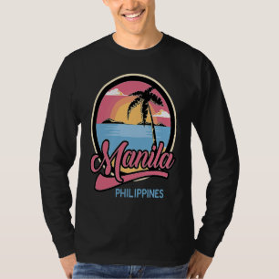 Manila Filipino Retro Pinoy Summer Philippines Vin T-Shirt