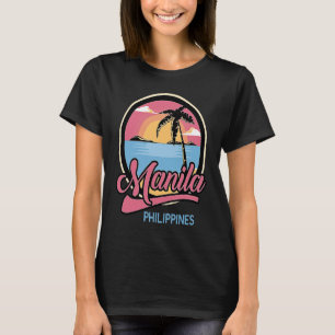 Manila Filipino Retro Pinoy Summer Philippines Vin T-Shirt