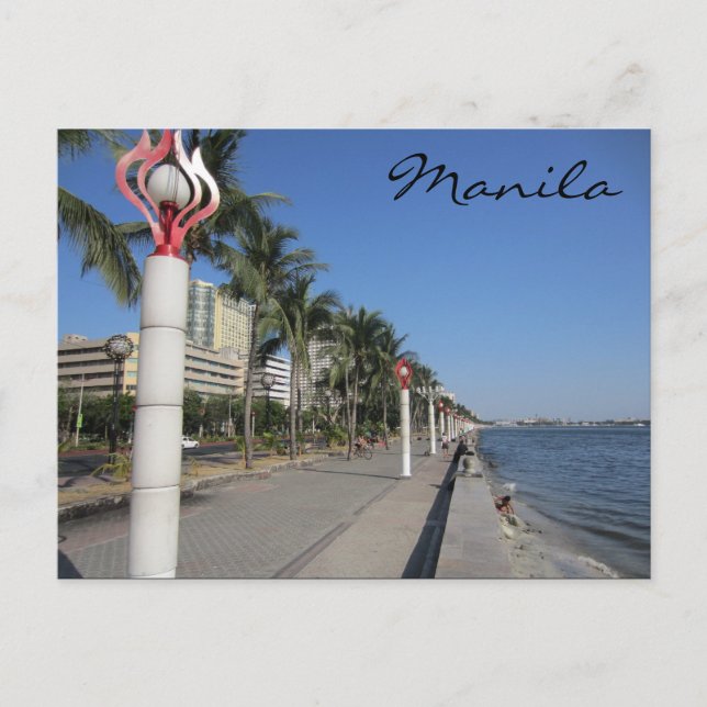 manila harbour postcard (Front)