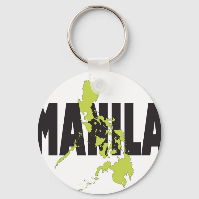 Manila, Philippines Key Ring (Front)