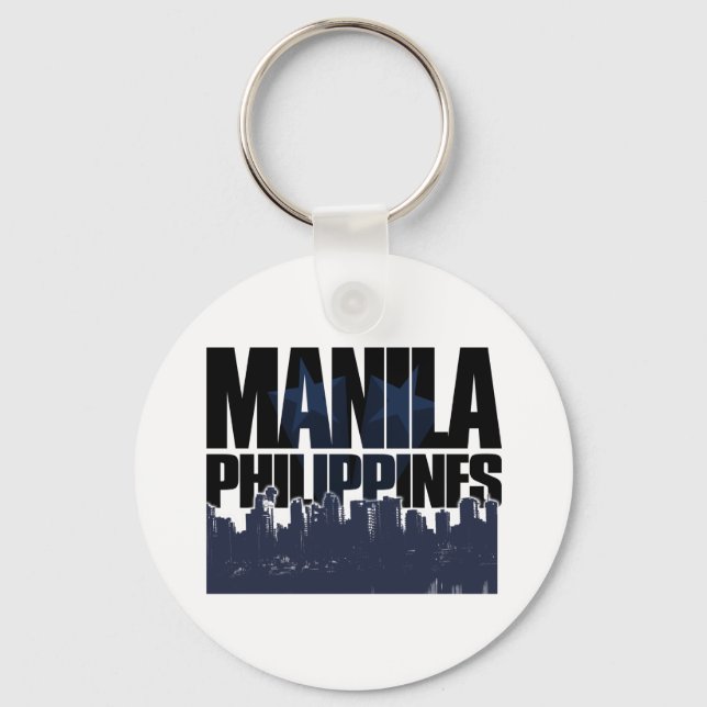 Manila PHILIPPINES Key Ring (Front)