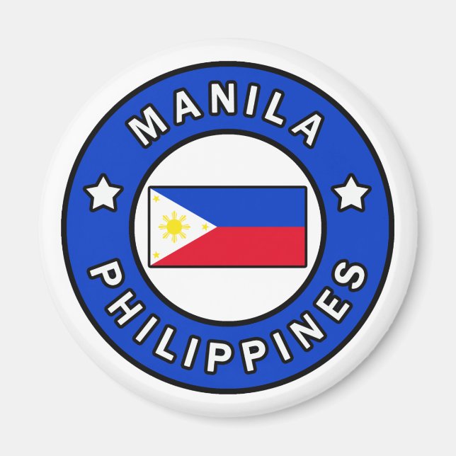 Manila Philippines Magnet (Front)