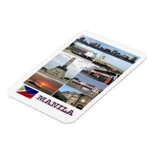 Manila - Philippines - Mosaic - Magnet