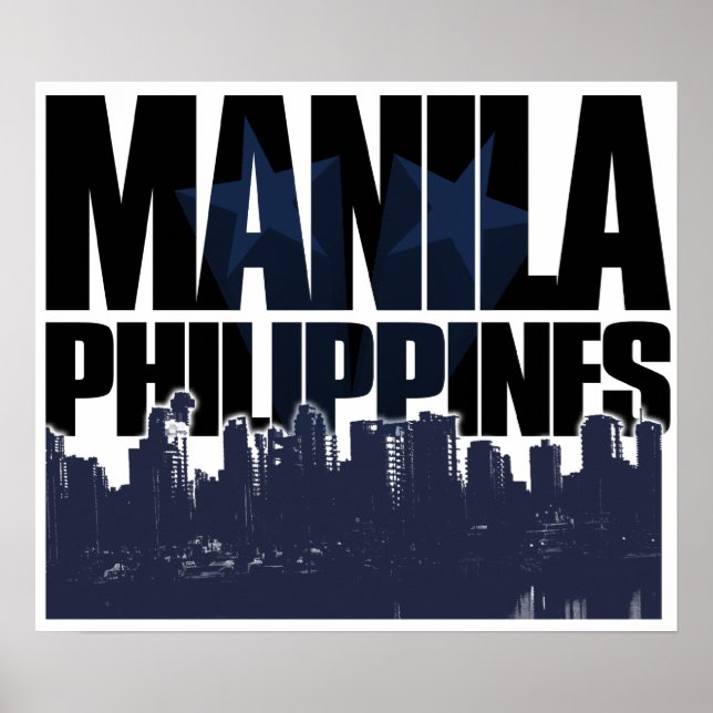 Manila PHILIPPINES Poster (Front)