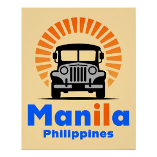Manila Philippines Southeast Asia Poster